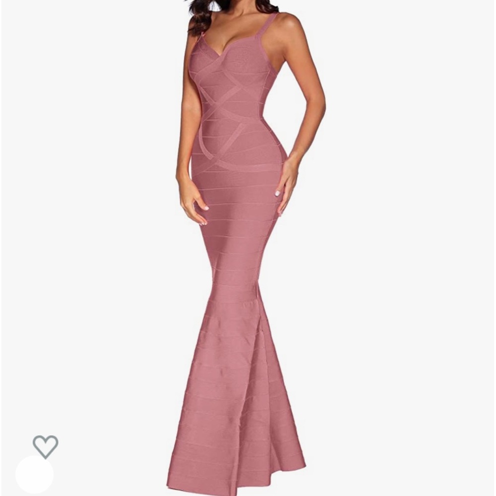 COPY - Women's Maxi Bandage Dress Fishtail Bodycon Formal Evening Dresses